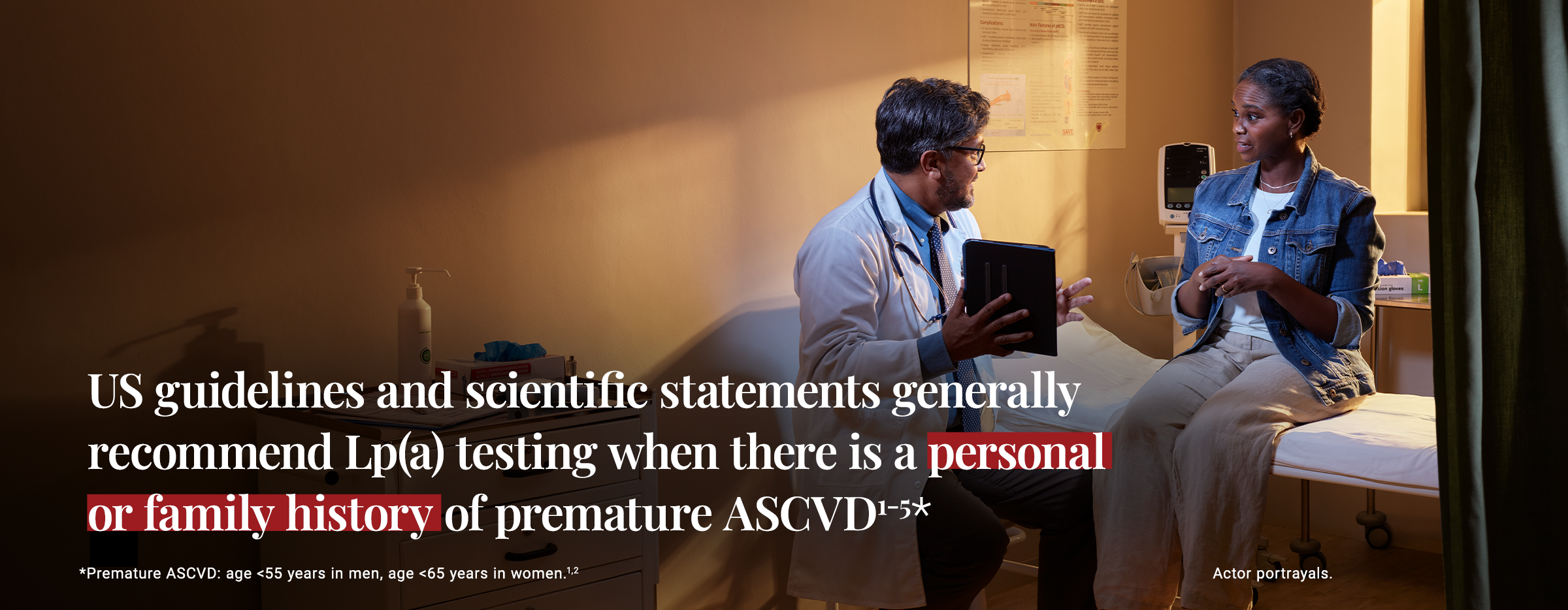 US guidelines and scientific statements generally recommend Lp(a) testing when there is a personal or family history of premature ASCVD.